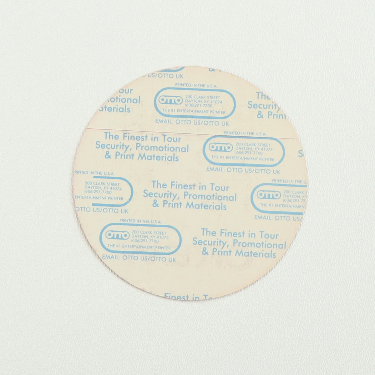 1989 R.E.M. Green World Tour Crew Backstage Pass