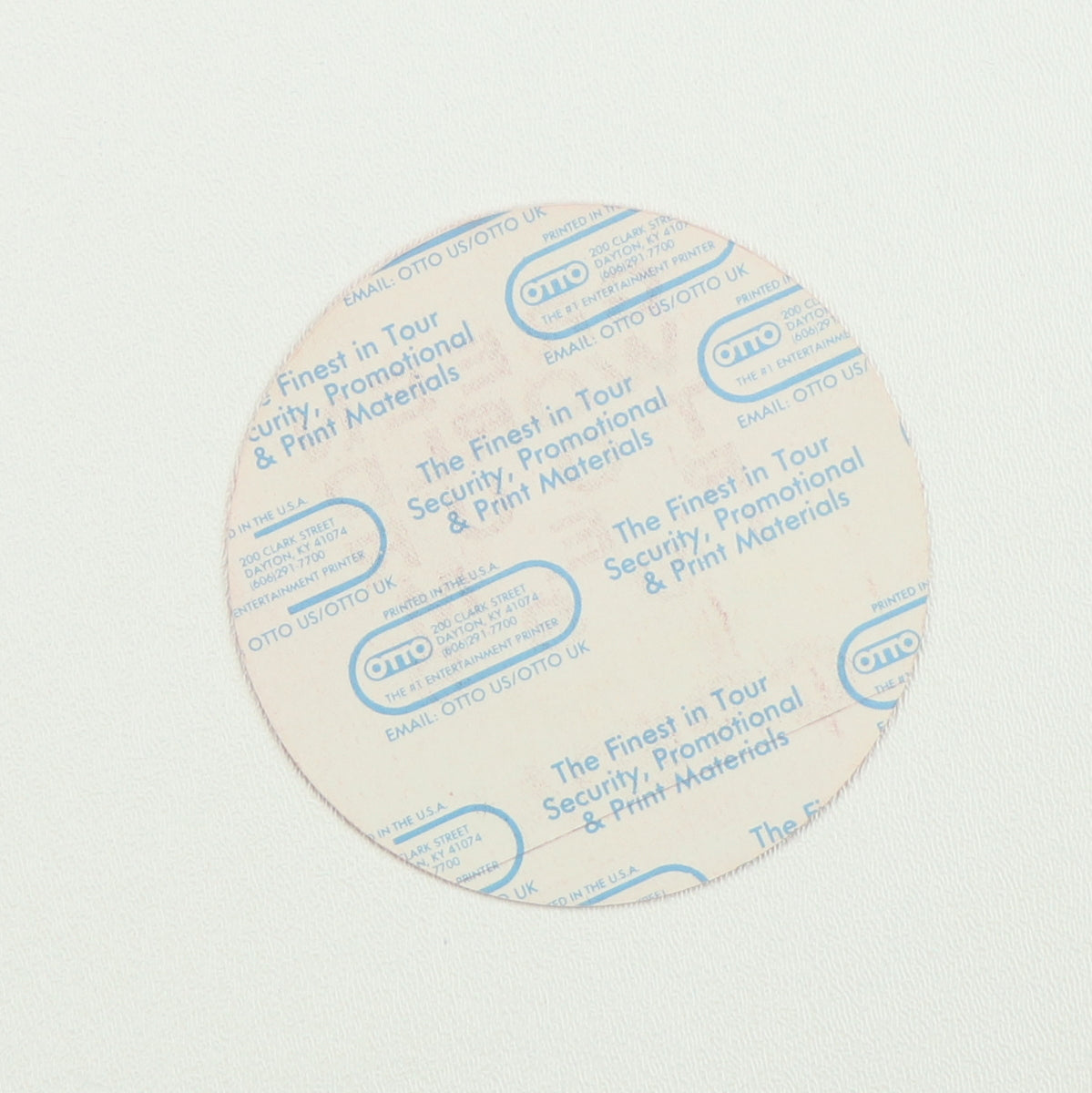 1989 R.E.M. Green World Tour Crew Backstage Pass