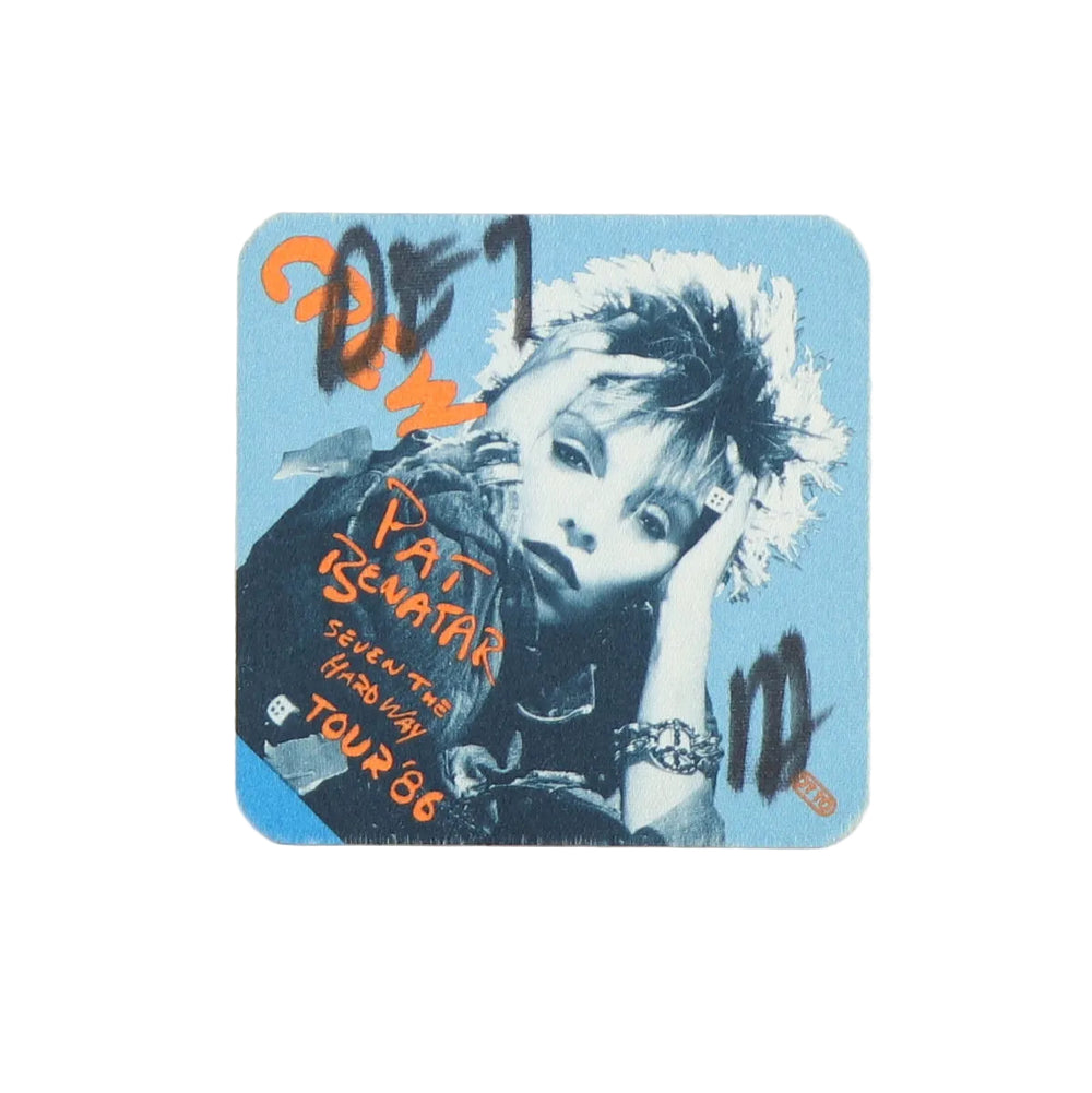 1986 Pat Benatar Seven The Hardway Tour Crew Backstage Pass