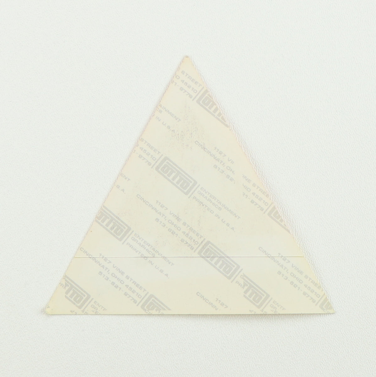 1982 Pat Benatar Tour Working Backstage Pass