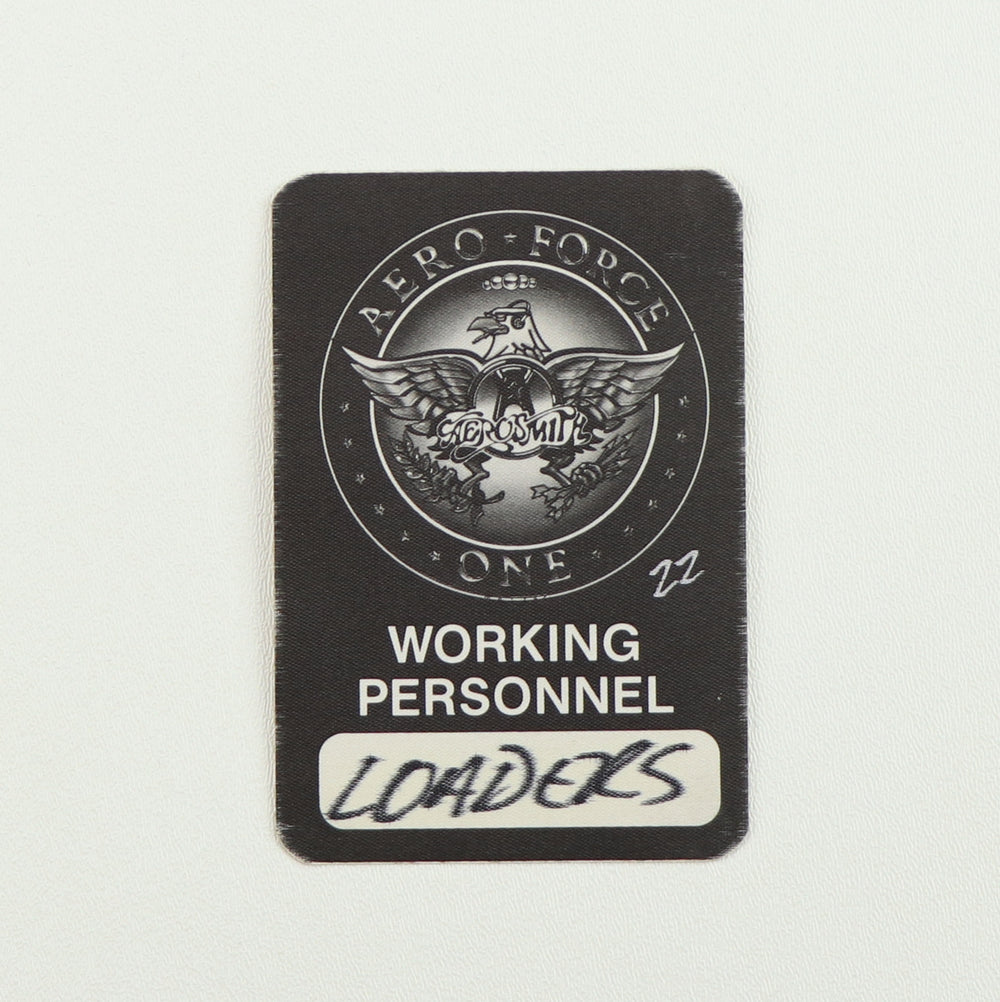 1993 Aerosmith Aero Force One Tour Loader Backstage Pass