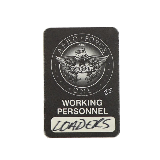 1993 Aerosmith Aero Force One Tour Loader Backstage Pass