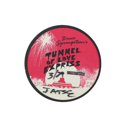 1988 Bruce Springsteen Tunnel Of Love Express Tour Backstage Pass