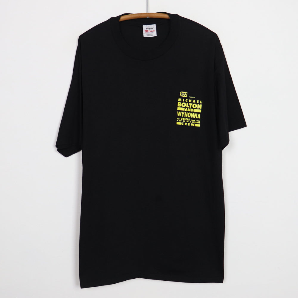 1998 Michael Bolton Wynonna Judd Crew Concert Shirt