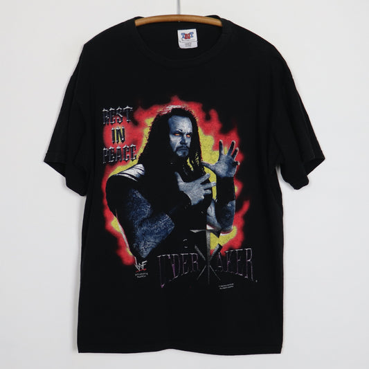 1998 Undertaker Rest In Peace WWF Shirt