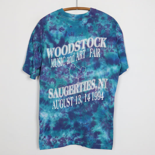 1994 Woodstock Music And Art Fair Concert Tie Dye Shirt