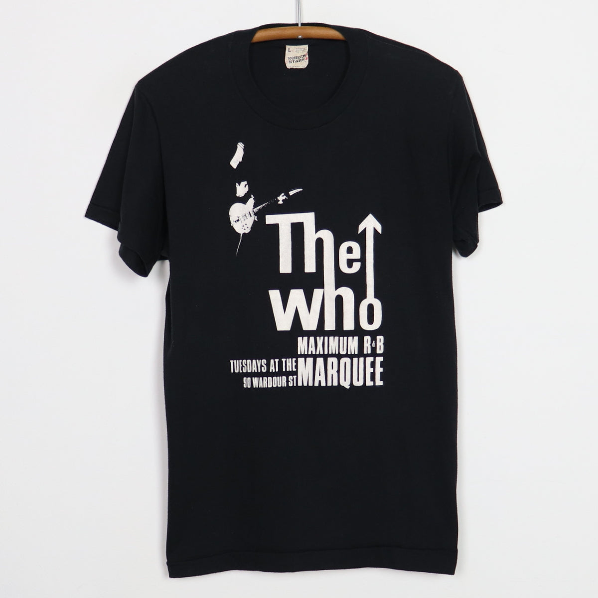 The Who Camiseta Oficial De Banda Blanca Y Negra De Los Años 60, Negro, S