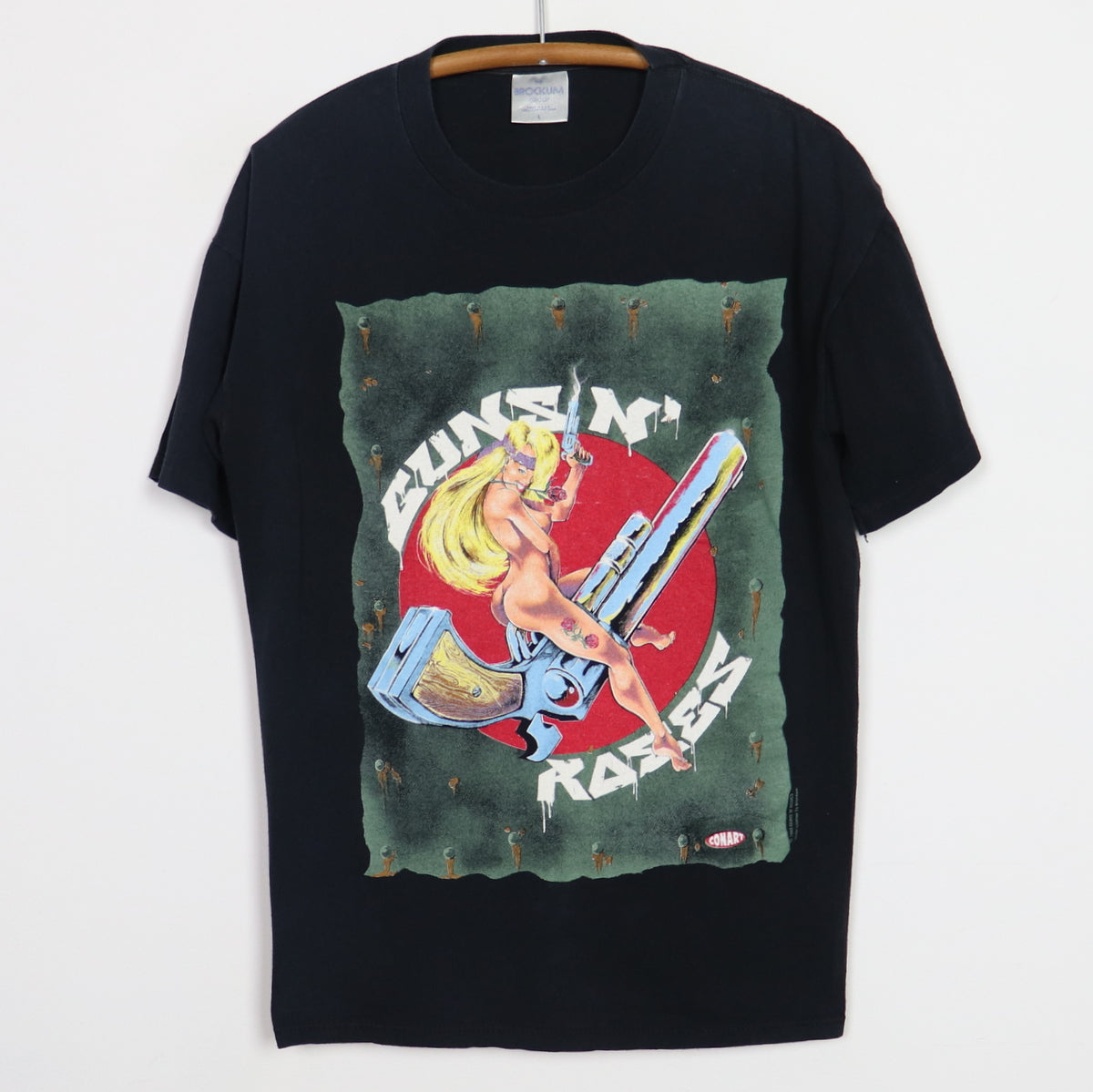 1992 Guns N Roses Naked Lady Revolver Shirt