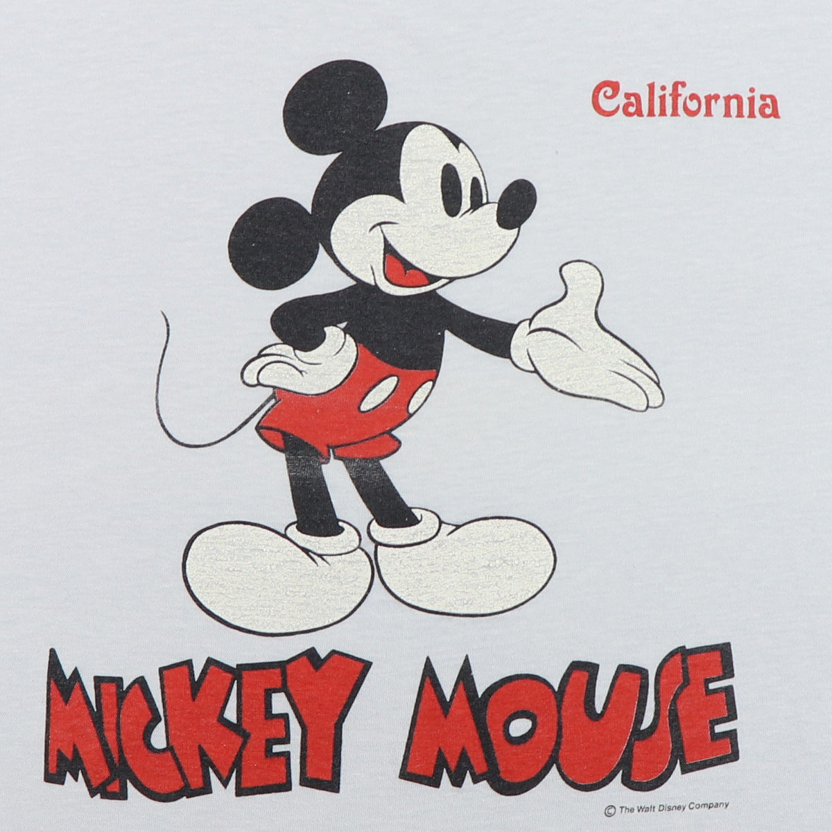 1980s Mickey Mouse California Shirt