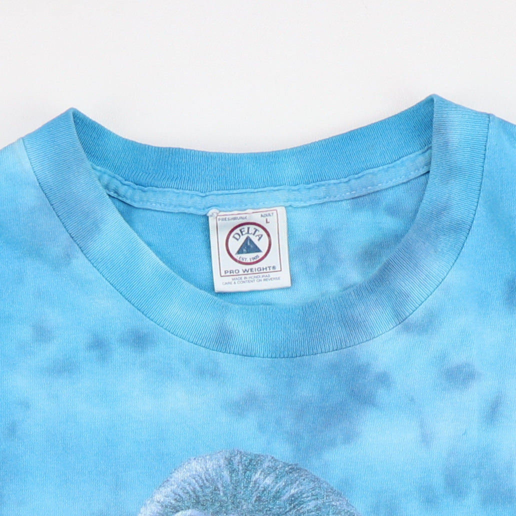 1997 Rolling Stones Bridges To Babylon Tie Dye Shirt