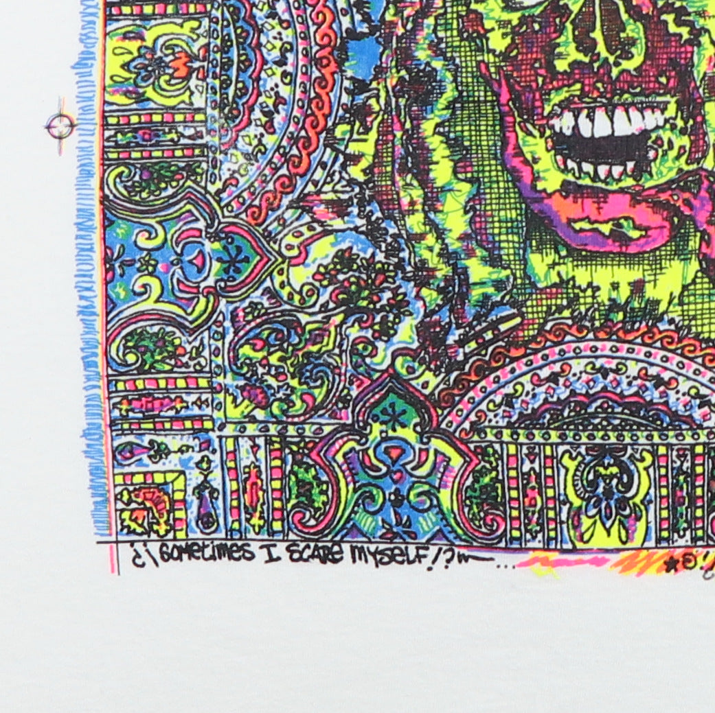 1985 Sometimes I Scare Myself Skeleton Shirt