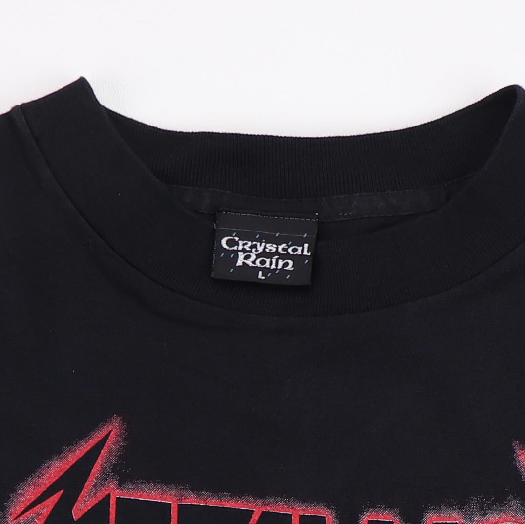 1992 Metallica Unforgiven Crystal Rain Flames Shirt