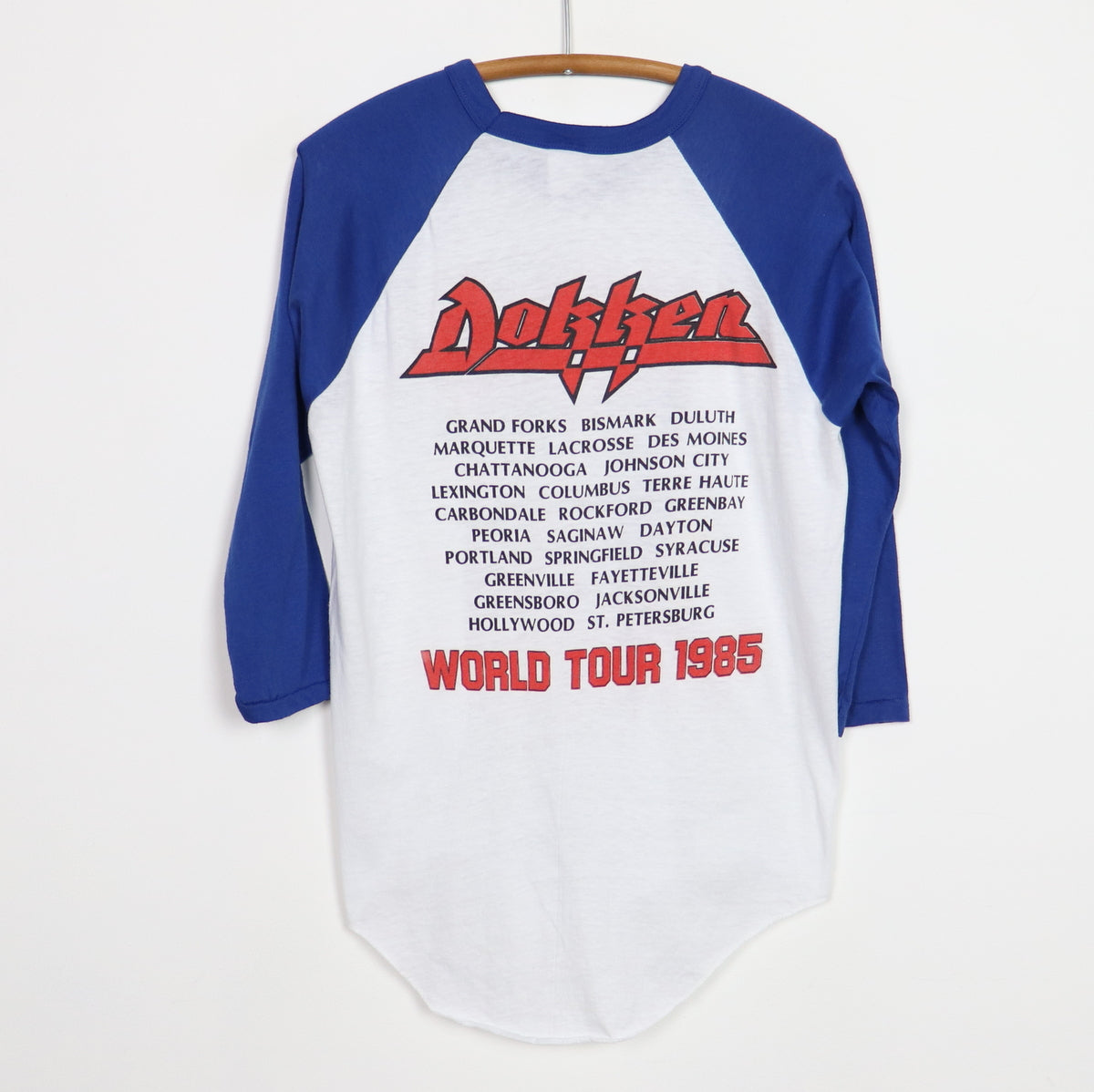 1985 Dokken World Tour Jersey Shirt