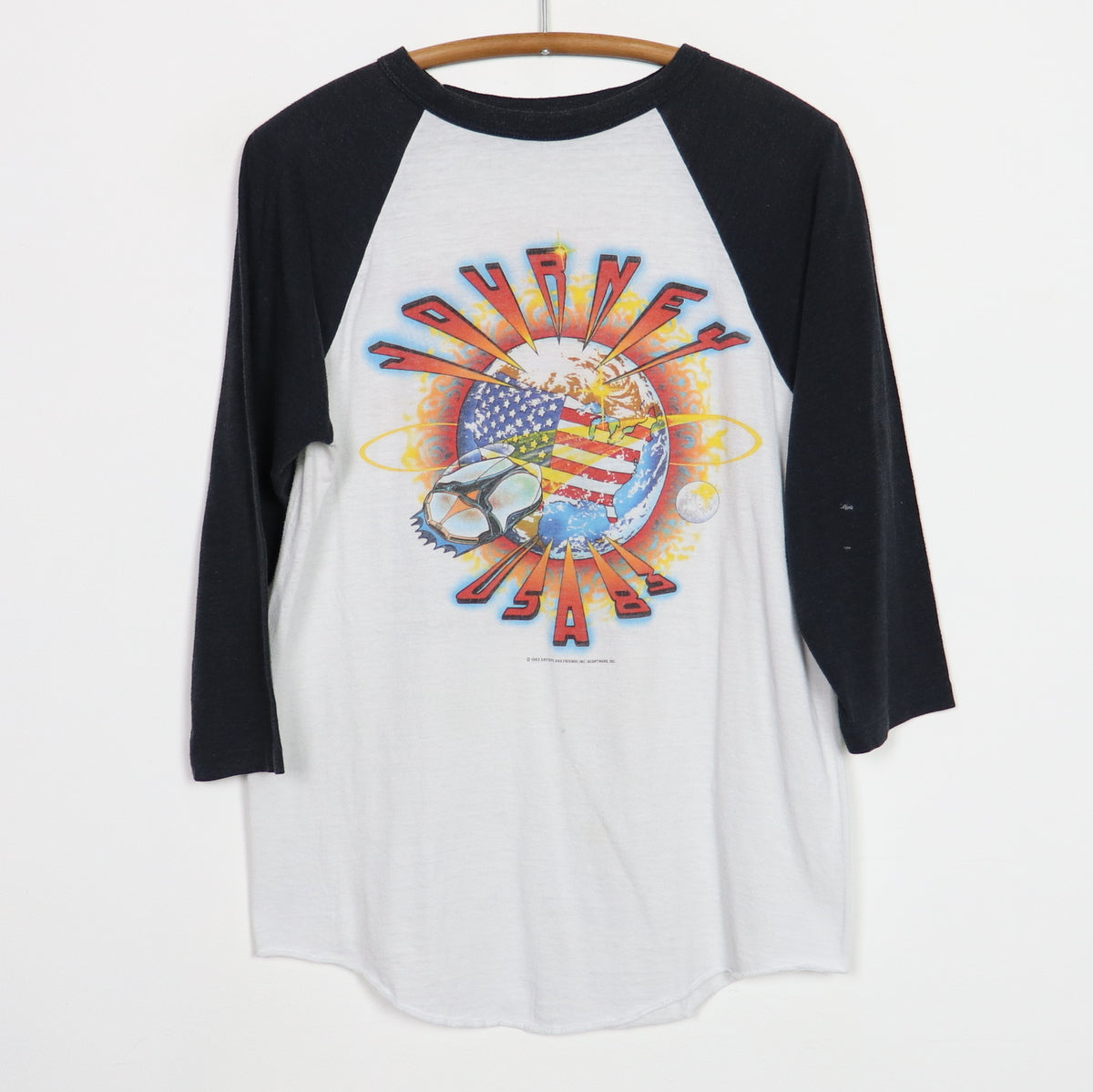 1983 Journey World Tour Jersey Shirt