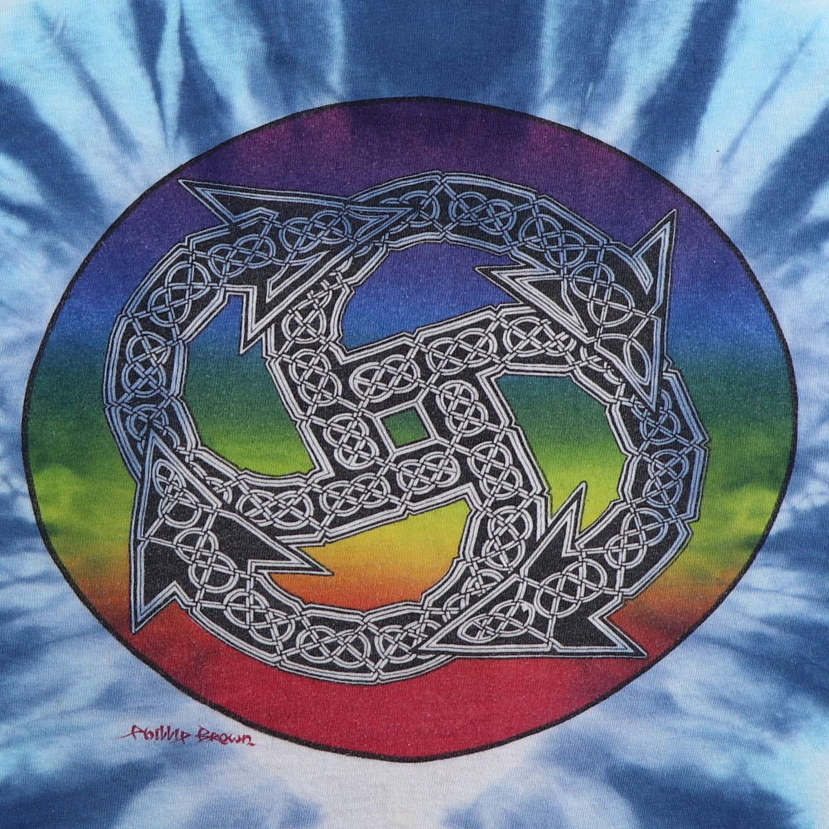 1980s Phillip Brown Tie Dye Shirt