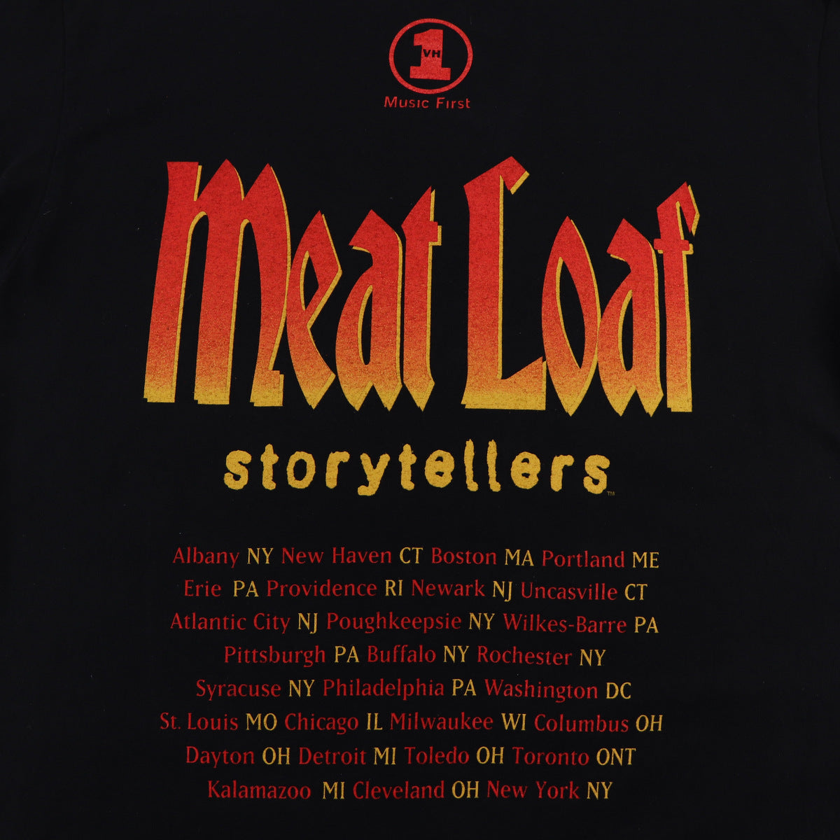 1999 Meat Loaf VH1 Storytellers Shirt