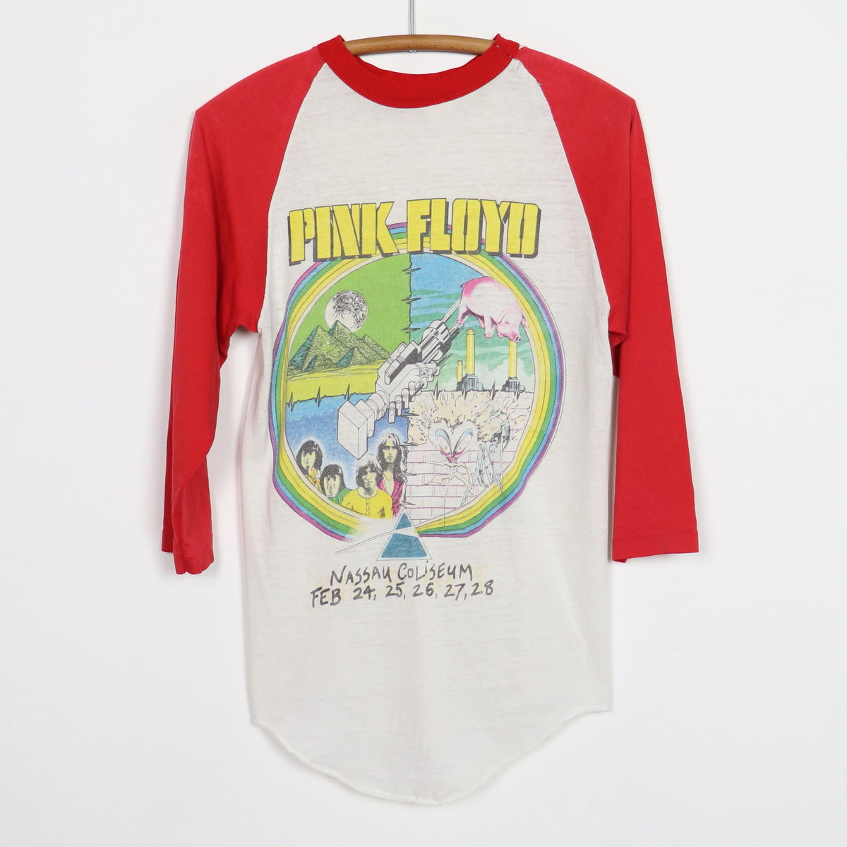 1980 Pink Floyd The Wall Nassau Coliseum Concert Jersey Shirt