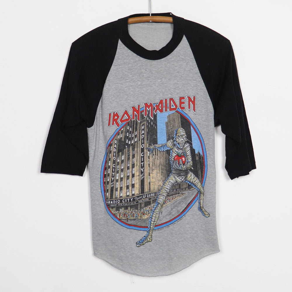 1983 Iron Maiden Eddie Luvs Noo Yawk Tour Jersey Shirt