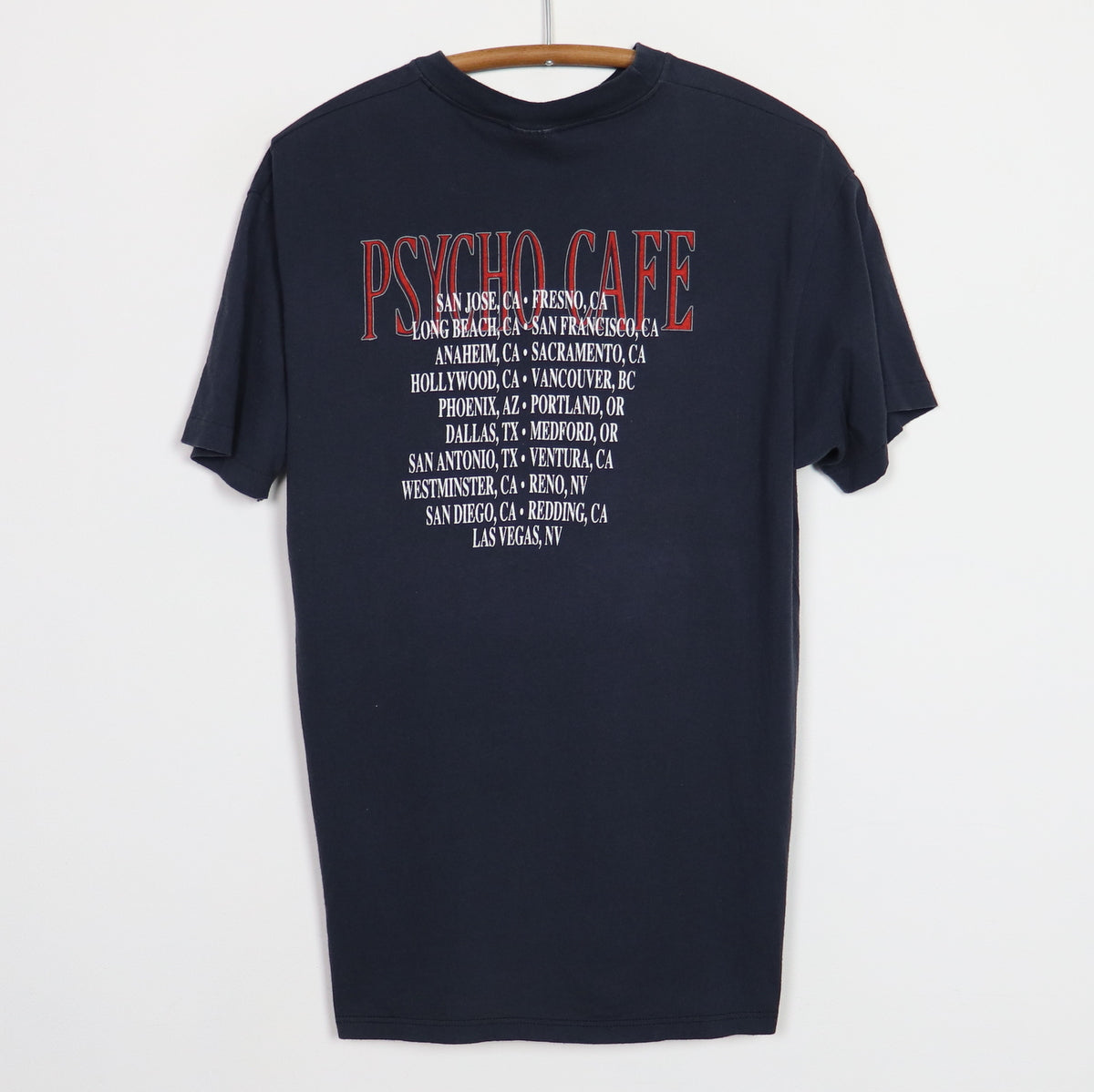 1989 Bang Tango Psycho Café Tour Shirt