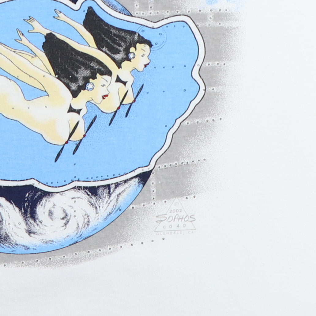 2002 Double Trouble Ghost Squadron Flying Naked Ladies Shirt