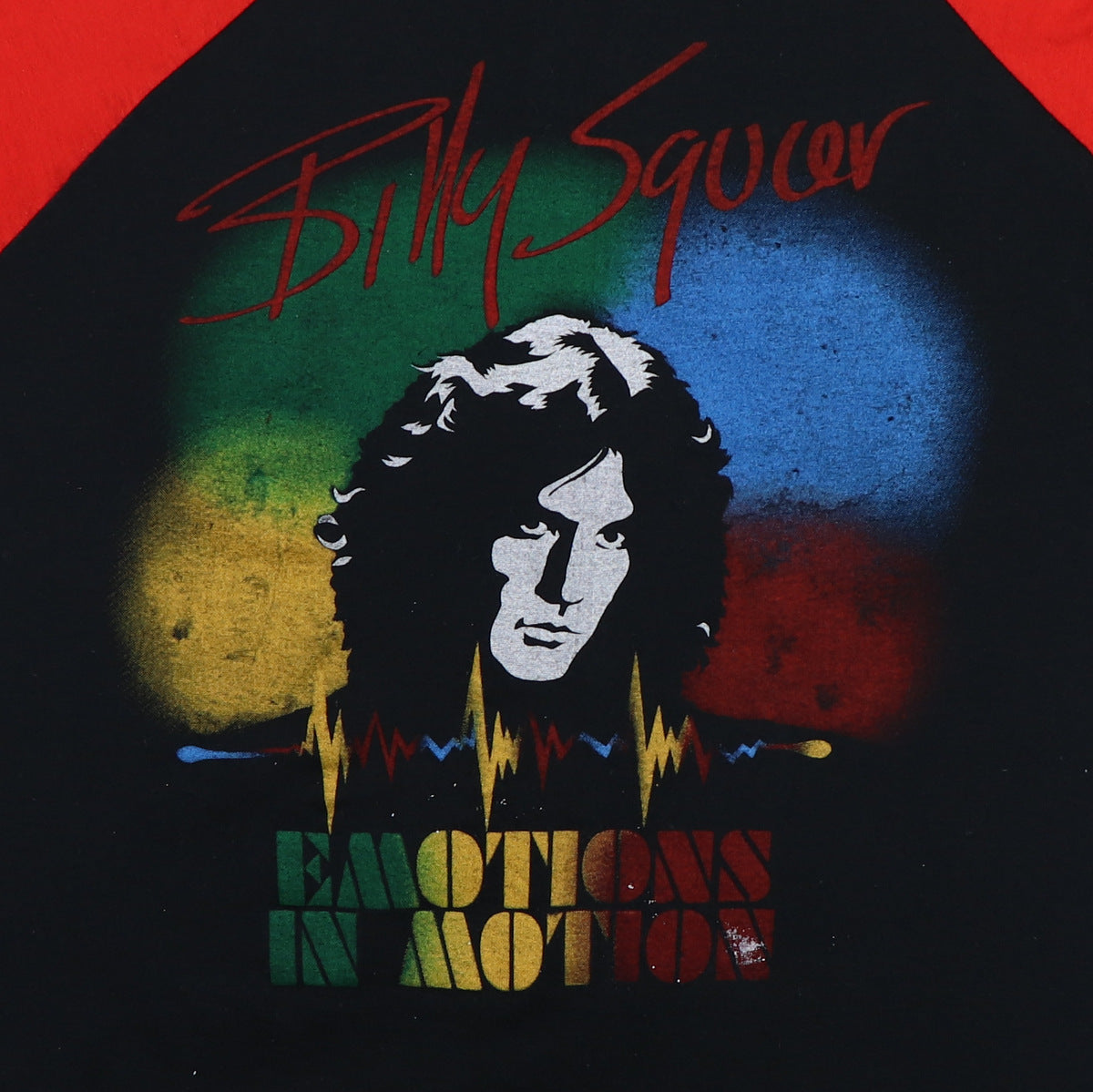 1982 Billy Squire Emotions In Motion North America Tour Jersey Shirt