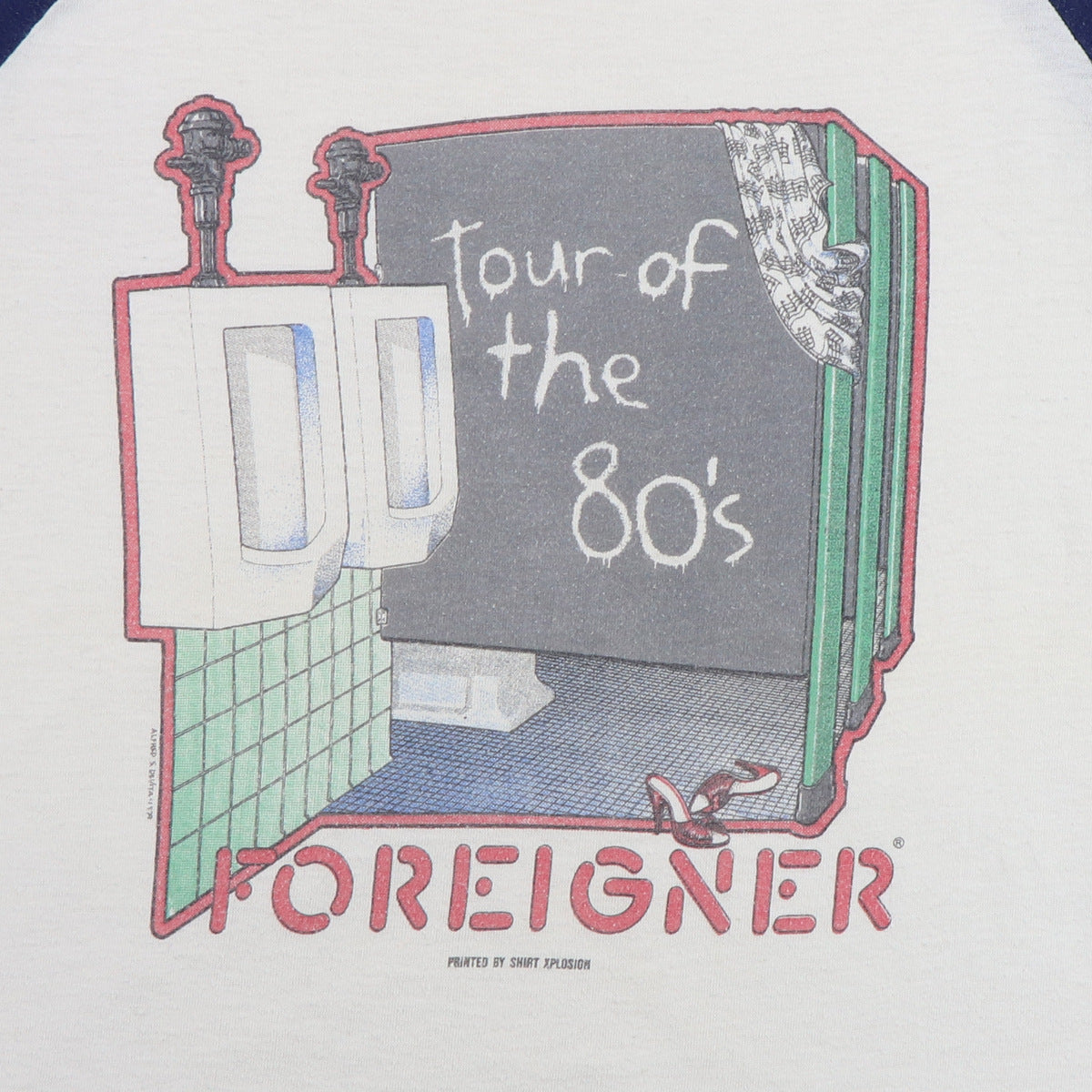 1980s Foreigner Tour Of The 80s Jersey Shirt