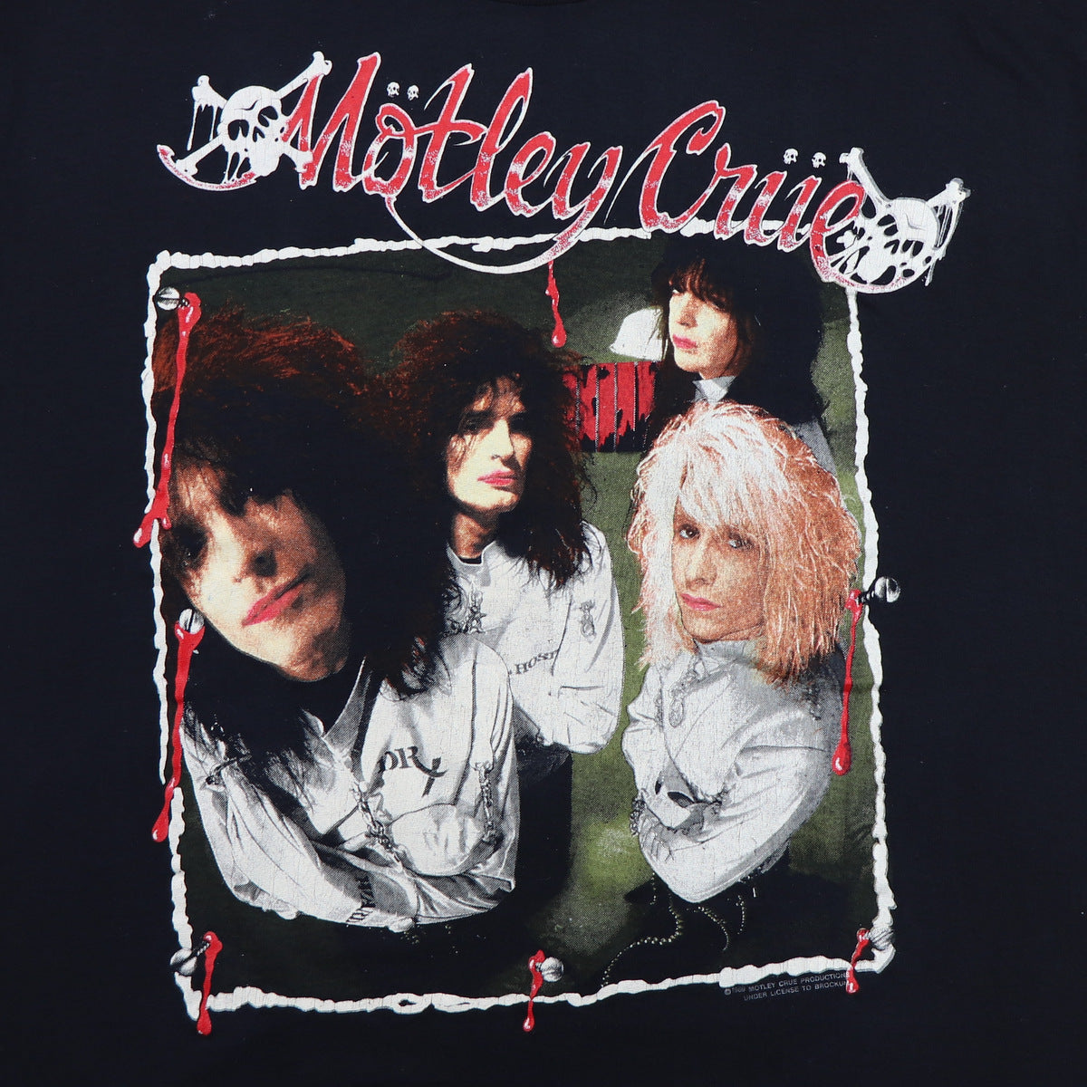 1989 Motley Crue Dr Feelgood Tour Shirt
