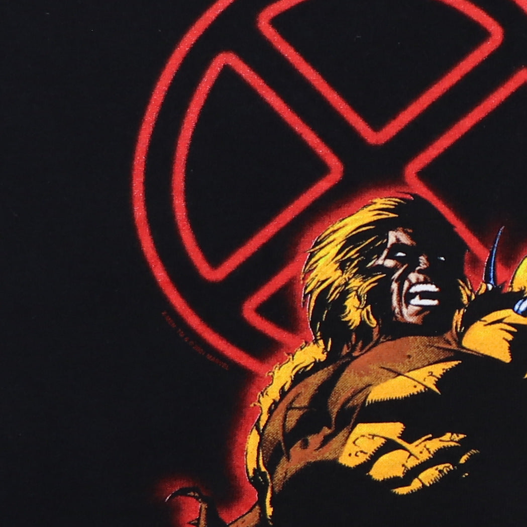 2001 Wolverine Sabretooth X-Men Marvel Comics Shirt