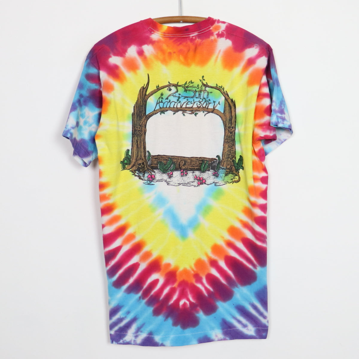 1990 Grateful Dead Dancing Bears 25th Anniversary Tour Shirt