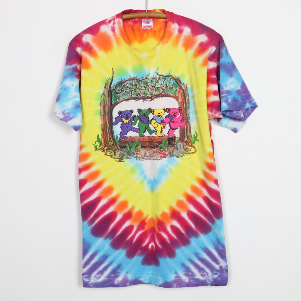1990 Grateful Dead Dancing Bears 25th Anniversary Tour Shirt