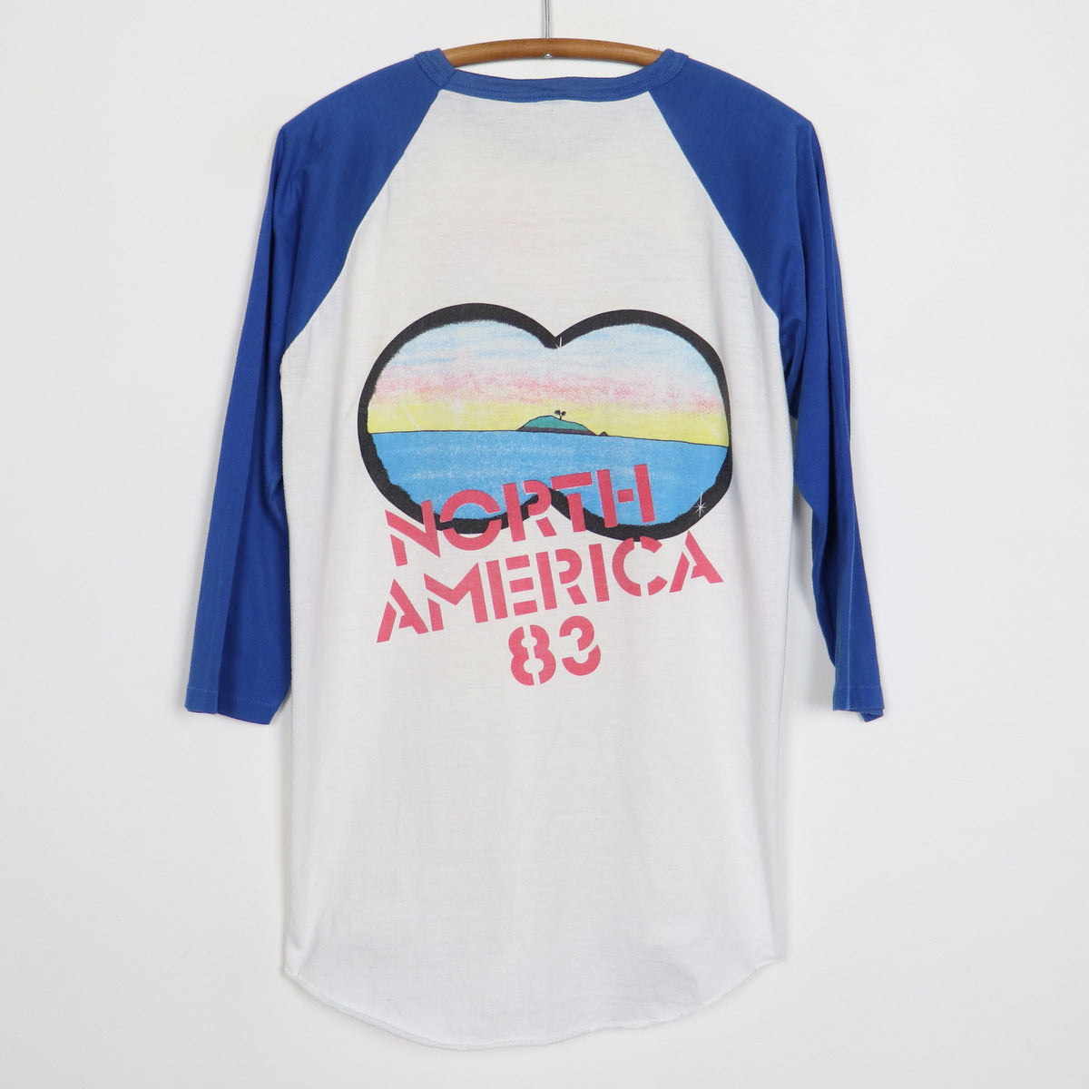 1983 Men At Work Cargo North American Tour Jersey Shirt