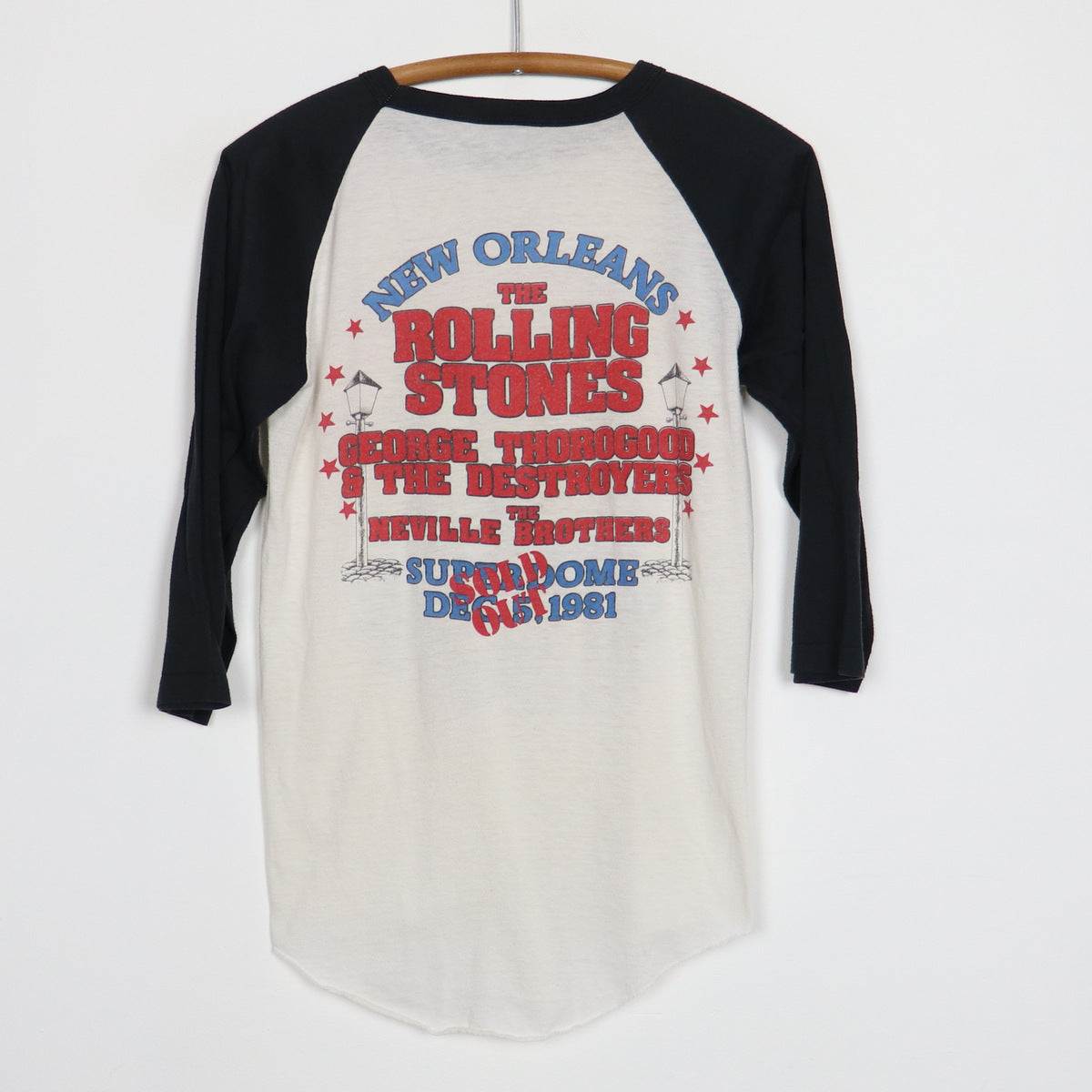1981 Rolling Stones Concert Jersey Shirt