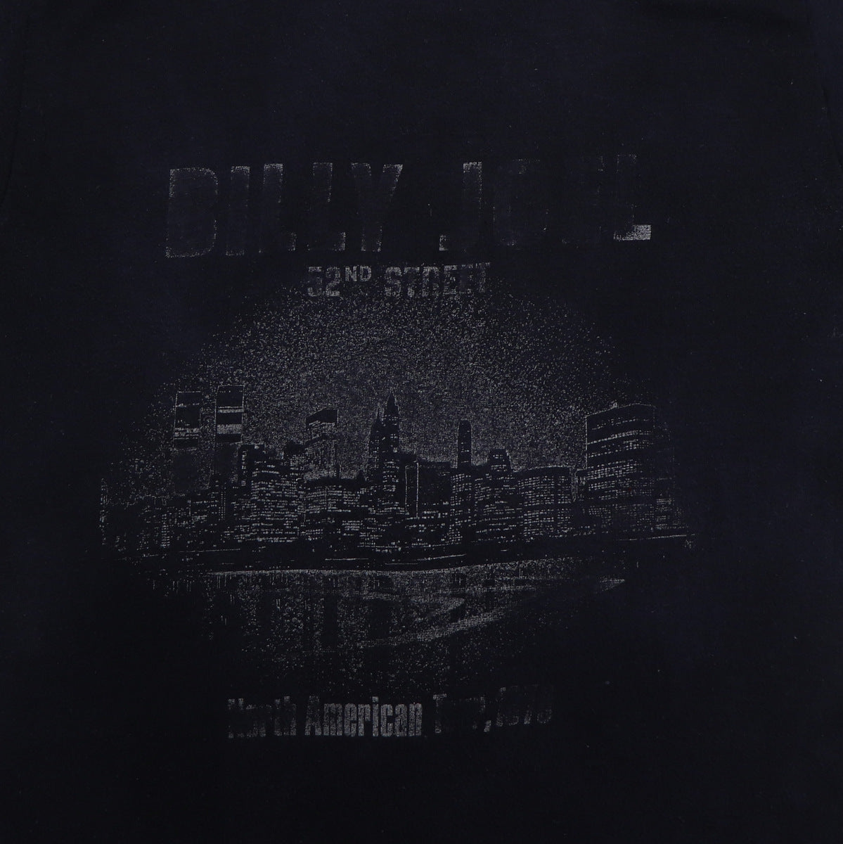 1978 Billy Joel 52nd Street North American Tour Shirt