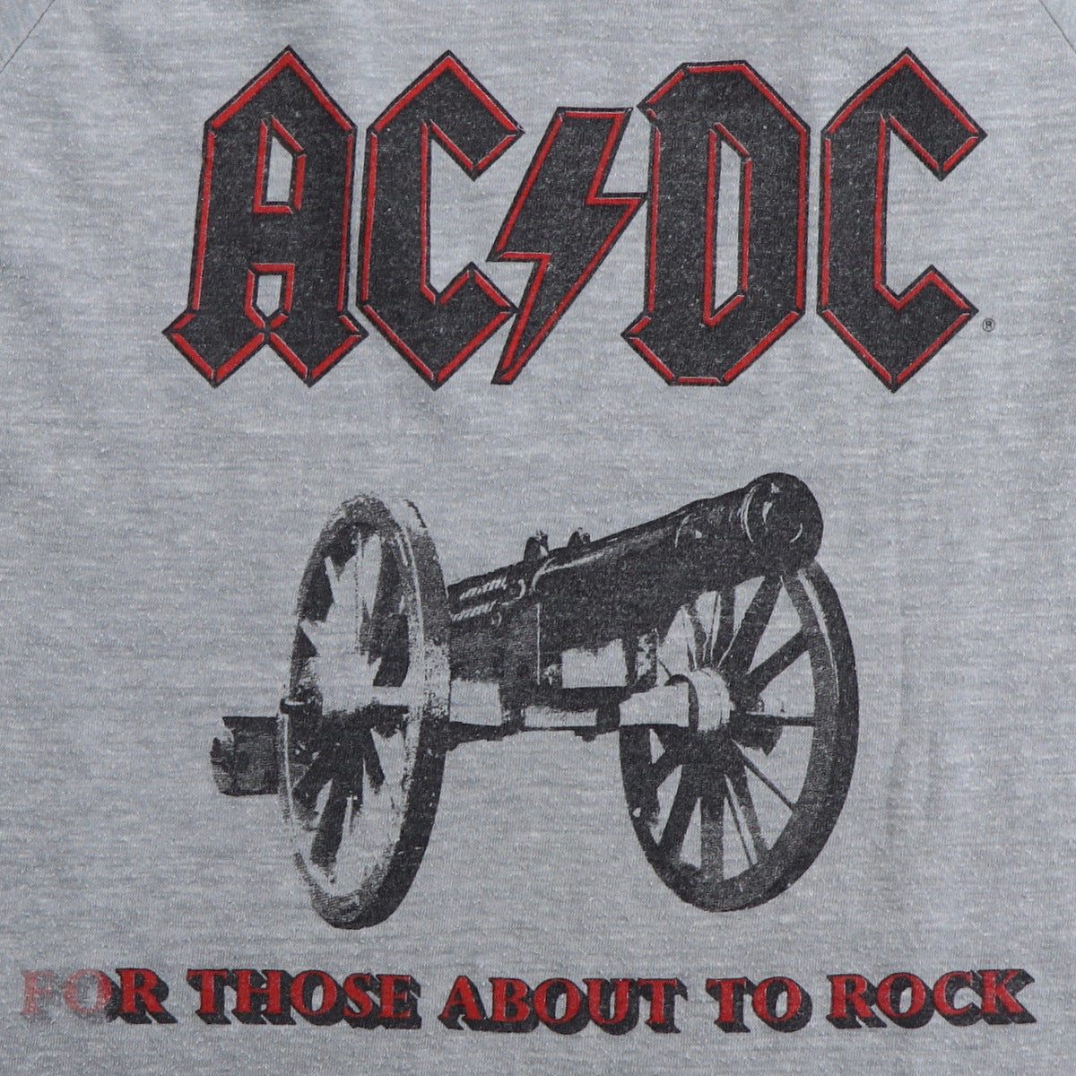 1982 ACDC For Those About To Rock Tour Shirt