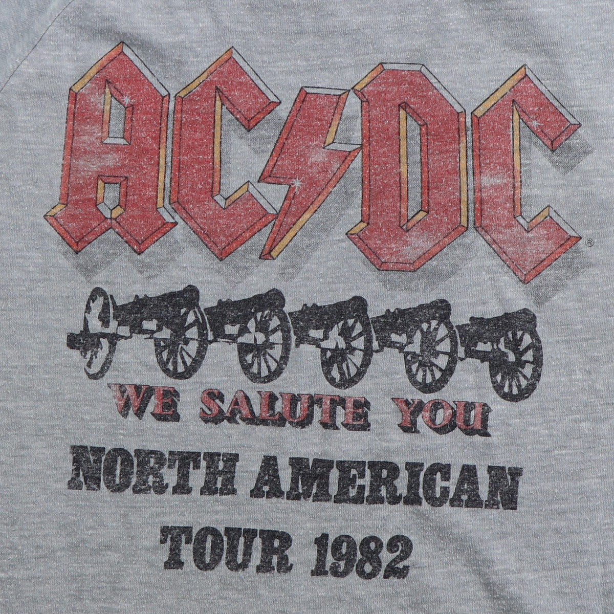 1982 ACDC For Those About To Rock Tour Shirt