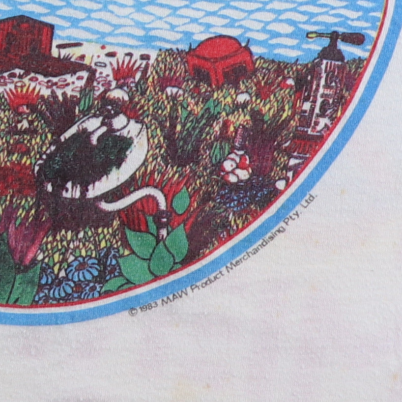 1983 Men At Work Cargo North American Tour Jersey Shirt