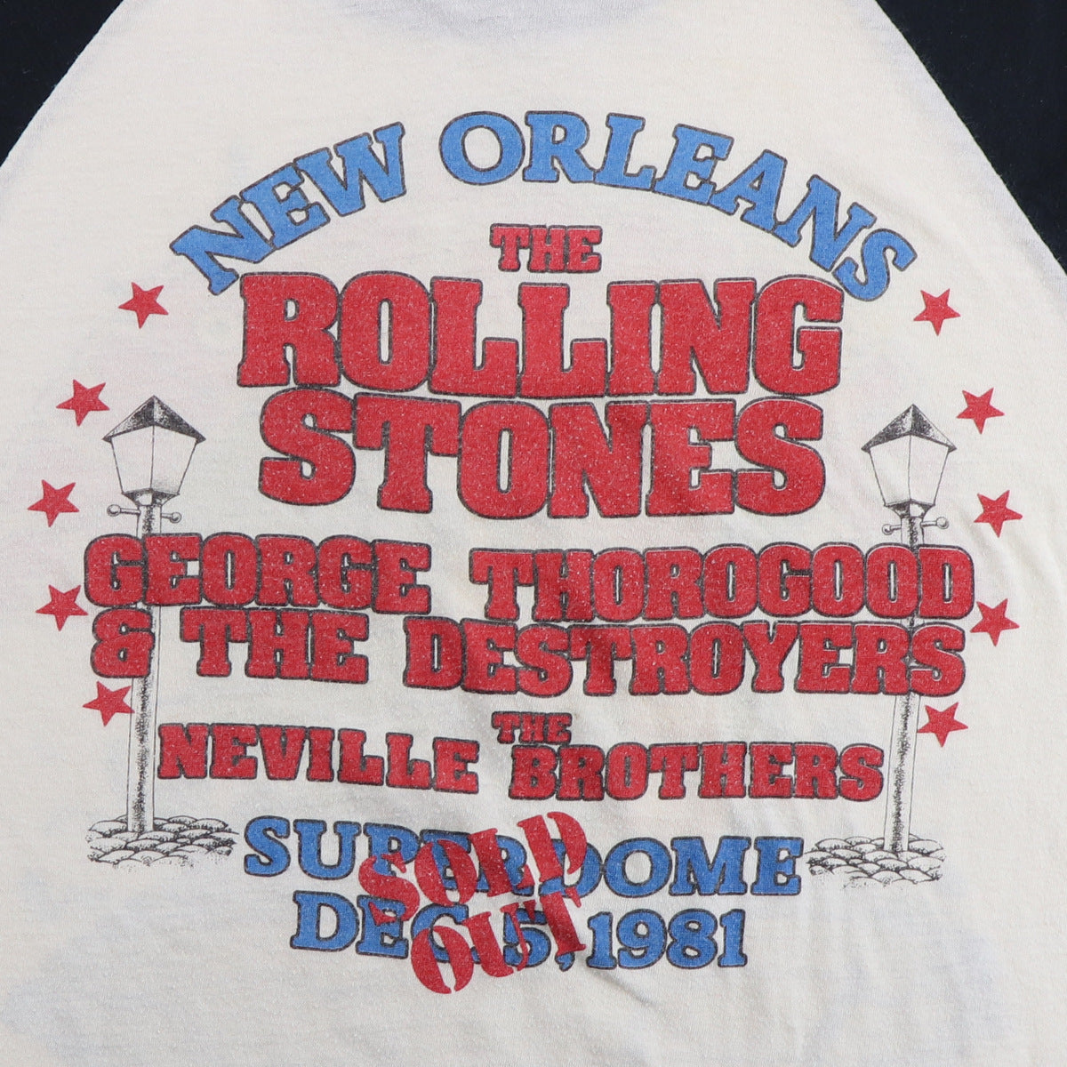 1981 Rolling Stones Concert Jersey Shirt