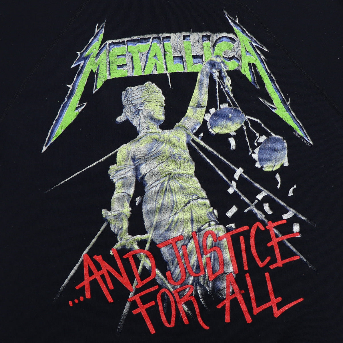 1988 Metallica And Justice For All Tour Sweatshirt