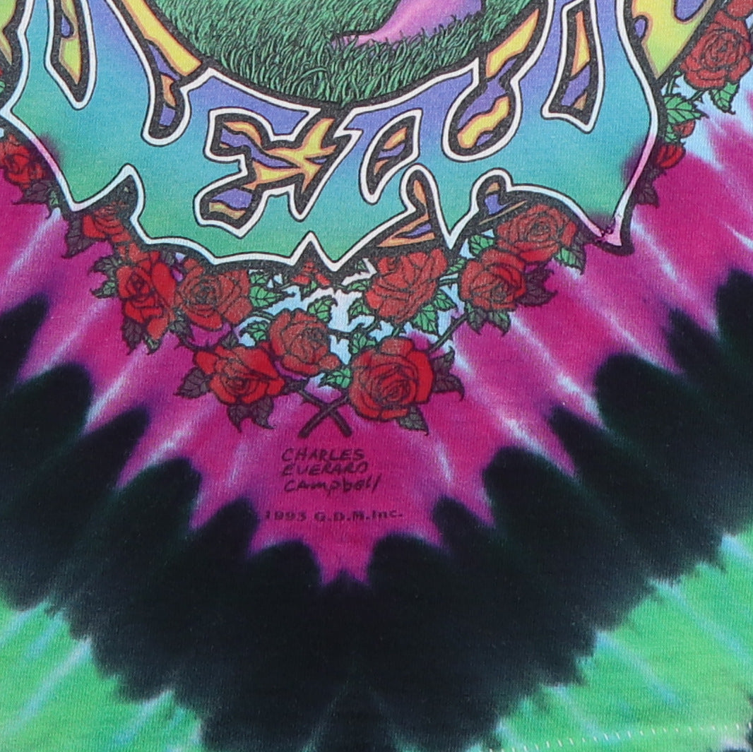 1993 Grateful Dead Seasons Of The Dead Tour Shirt