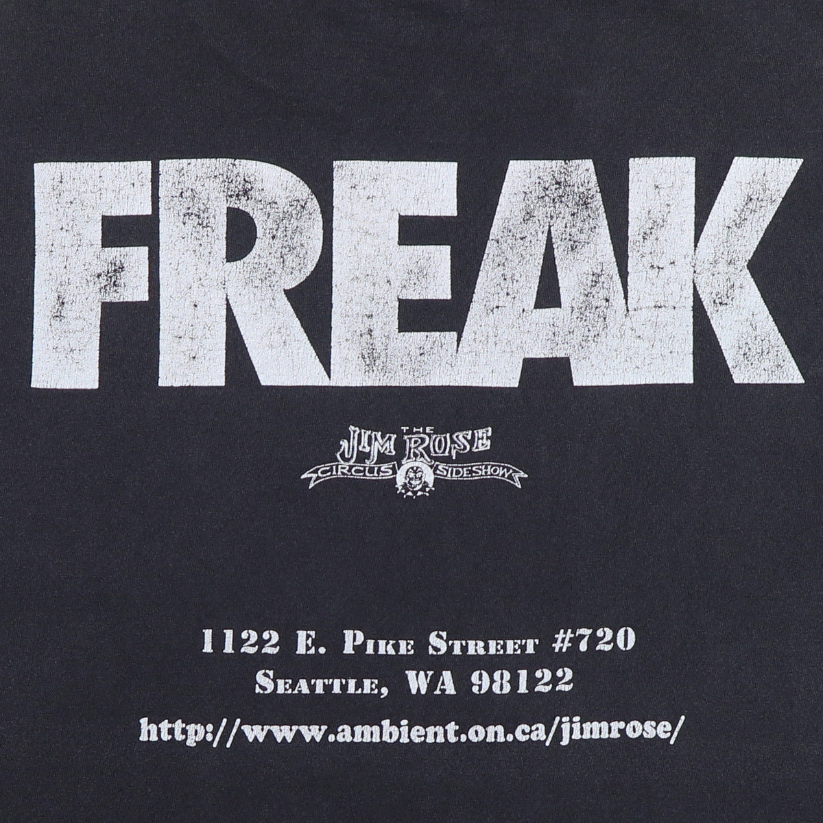 1990s The Jim Rose Circus Sideshow Freak Shirt