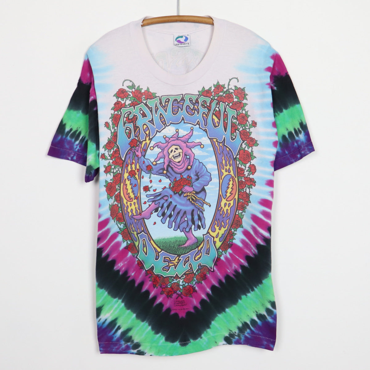 1993 Grateful Dead Seasons Of The Dead Tour Shirt
