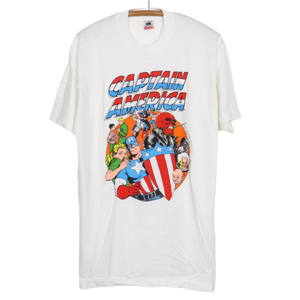 1990 Captain America Marvel Comics Shirt