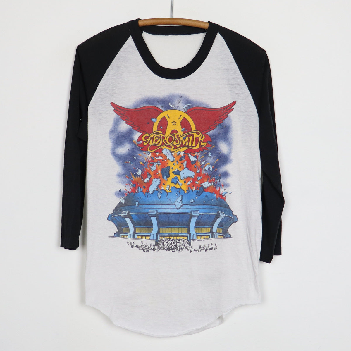 1982 Aerosmith Rock In A Hard Place Jersey Shirt