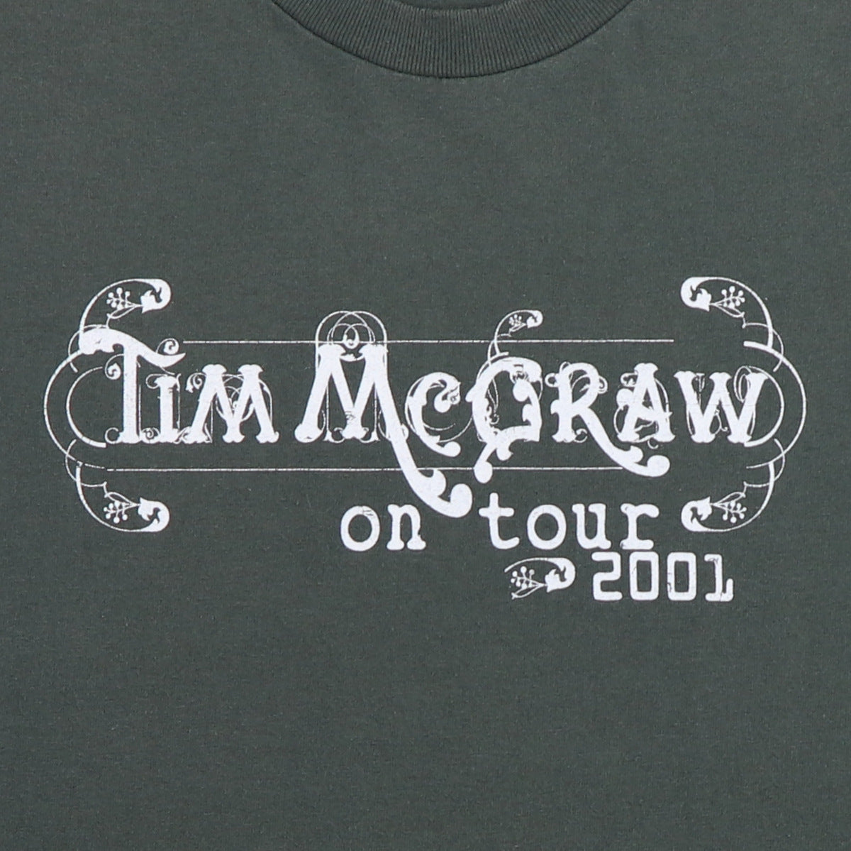 2001 Tim McGraw Set This Circus Down Tour Shirt