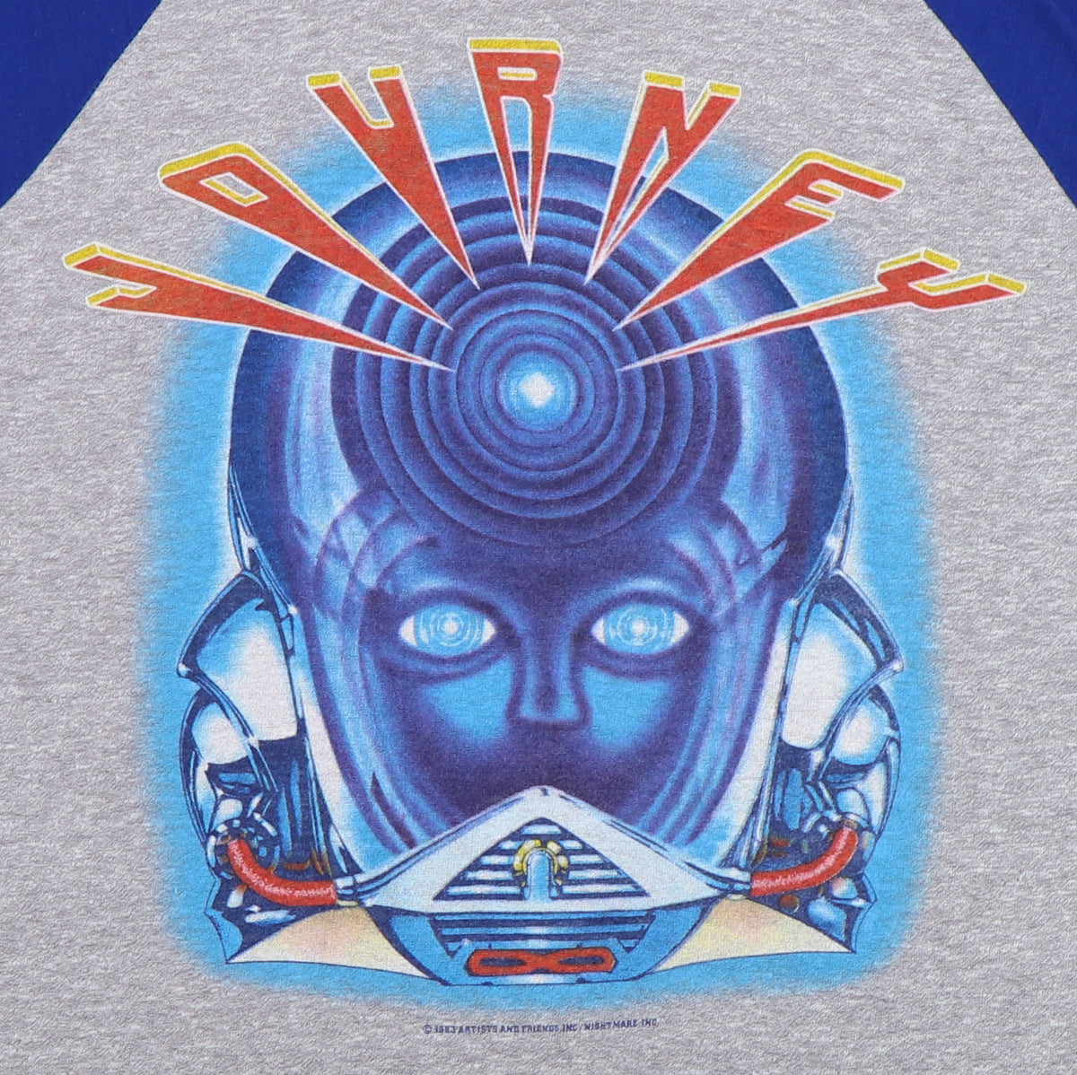 1983 Journey Frontiers World Tour Jersey Shirt