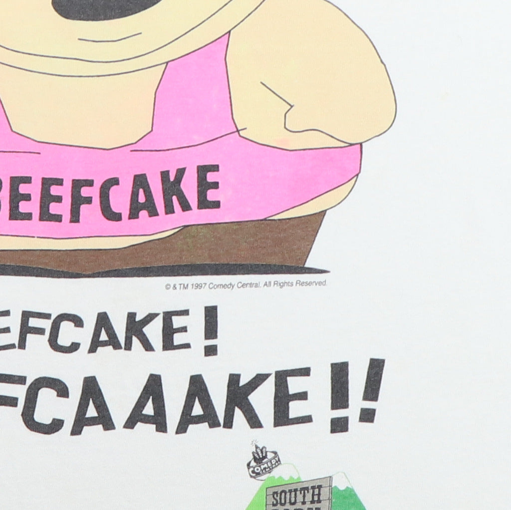 1997 South Park Eric Cartman Beefcake Shirt
