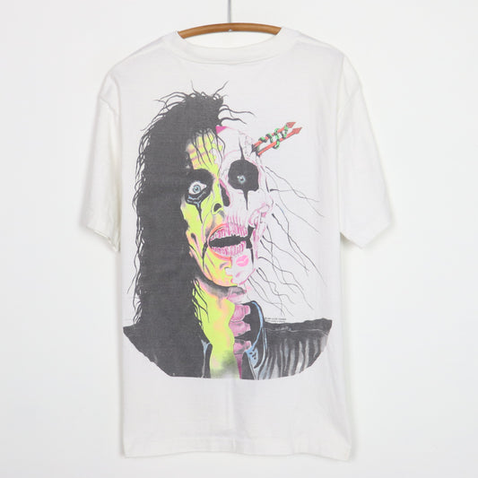 1989 Alice Cooper Trashed Big Print Shirt