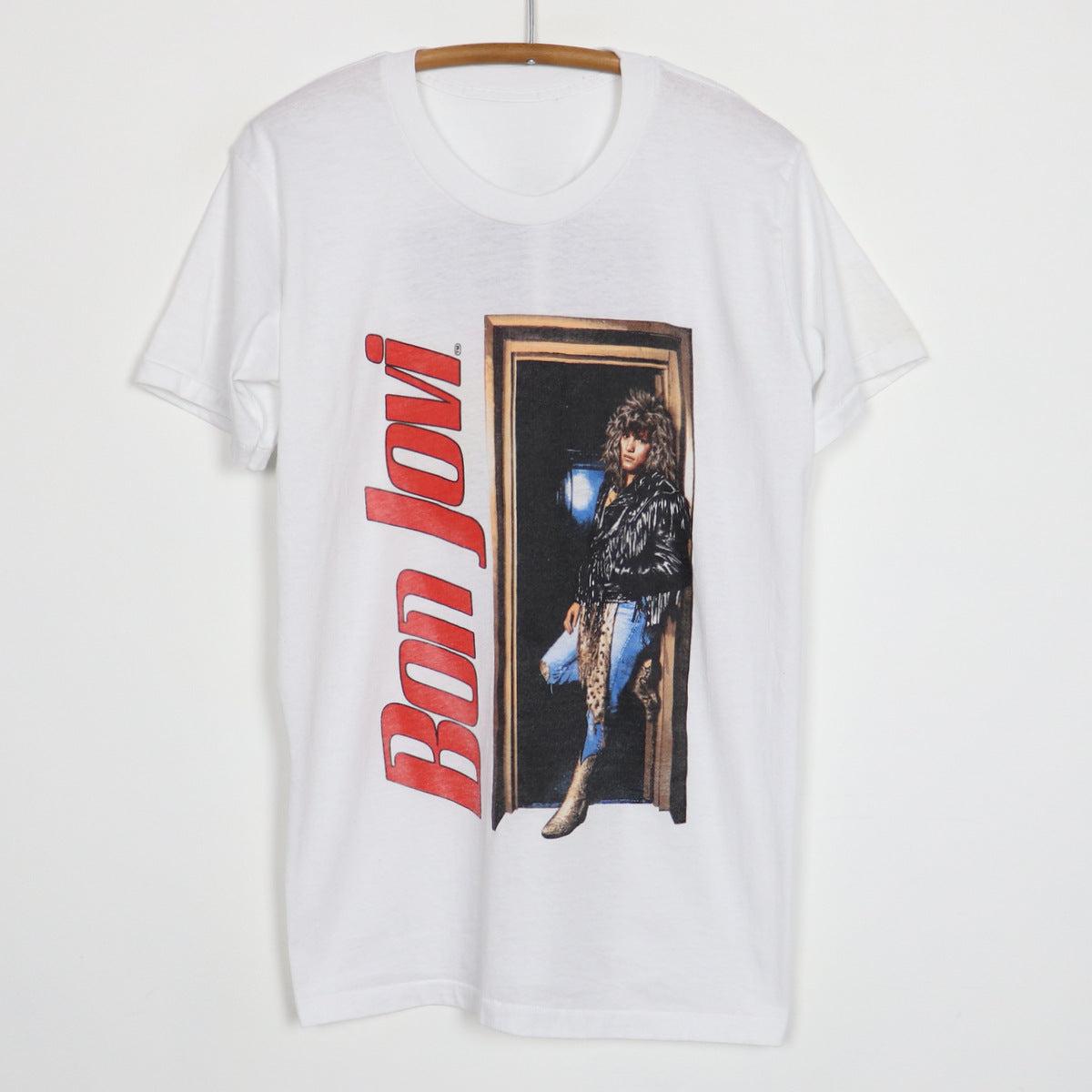 公式サイト店舗 BON JOVI Tシャツ80S ビンテージ XL - トップス