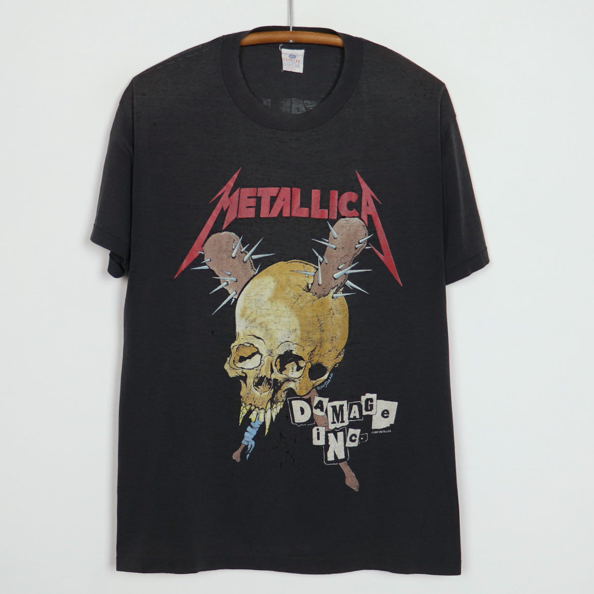 1987 Metallica Damage Inc Tour Shirt – WyCo Vintage