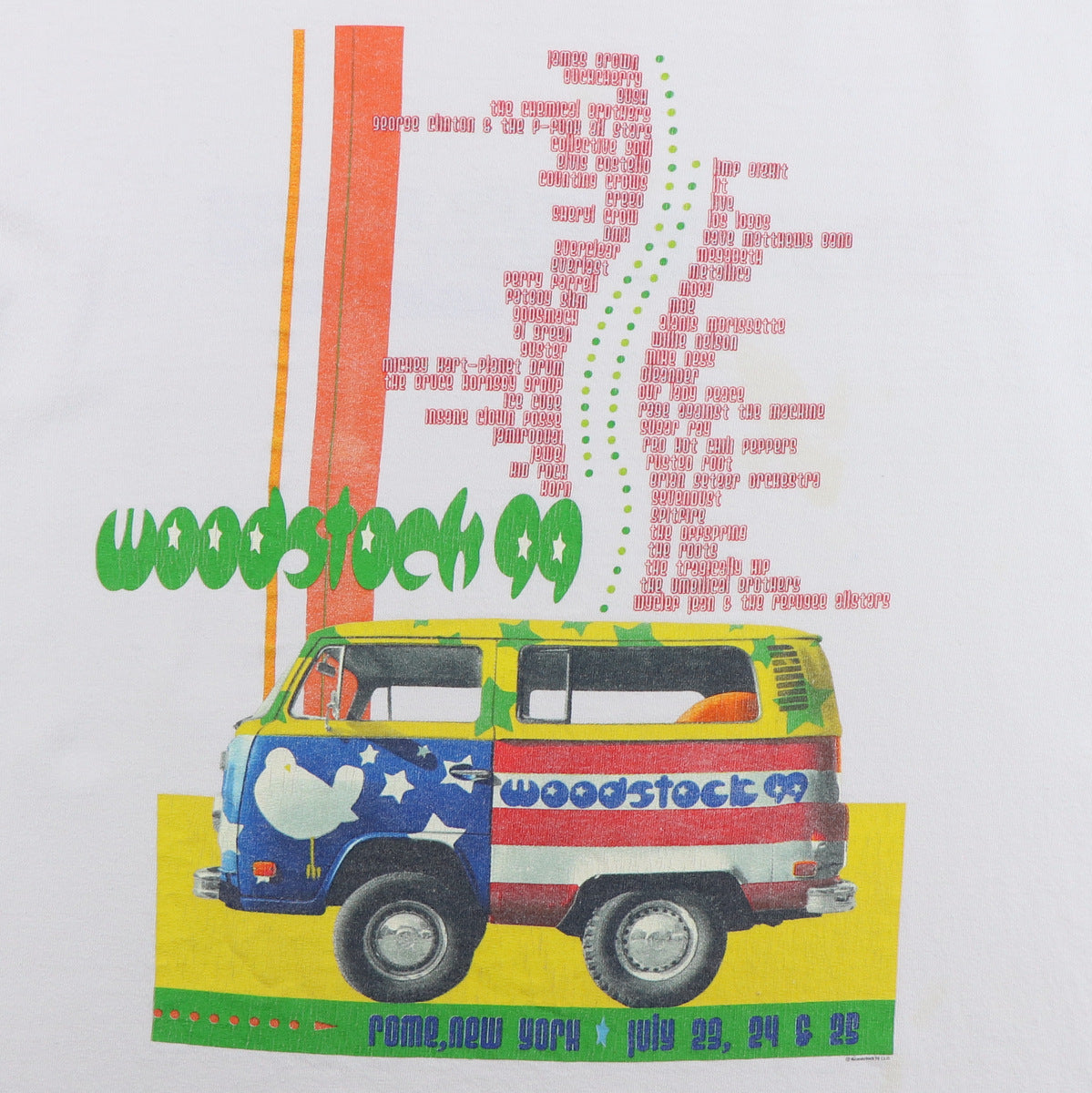 1999 Woodstock Concert Shirt